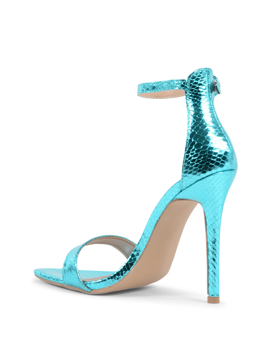 19V69 Italia Womens Ankle Strap Sandal Turquoise V8183 TURQUOISE