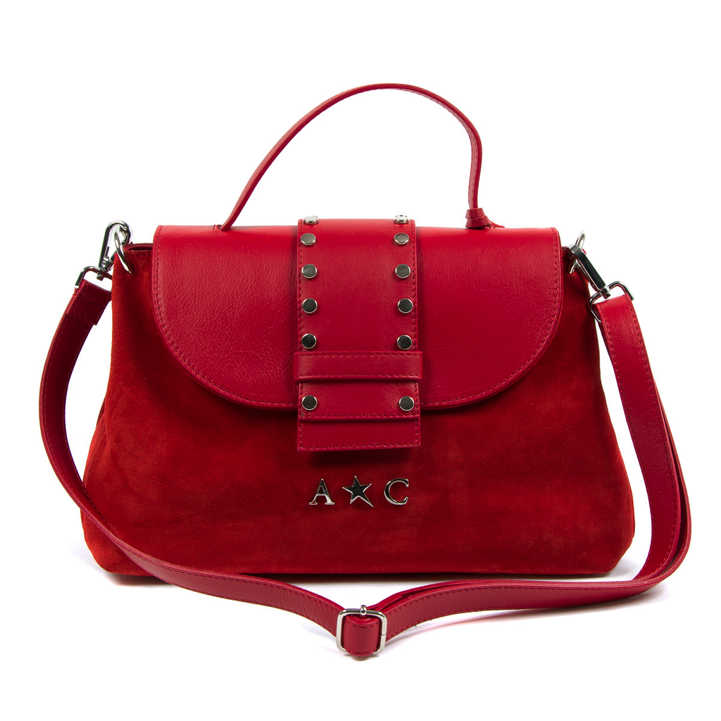 Bolso de mano para mujer Andrew Charles rojo ROSS