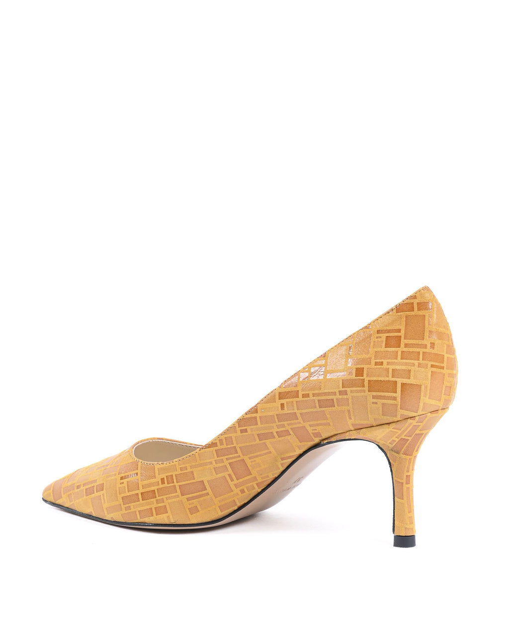 19V69 Italia Zapatos de salón para mujer amarillos INES65 SELLO AMARILLO