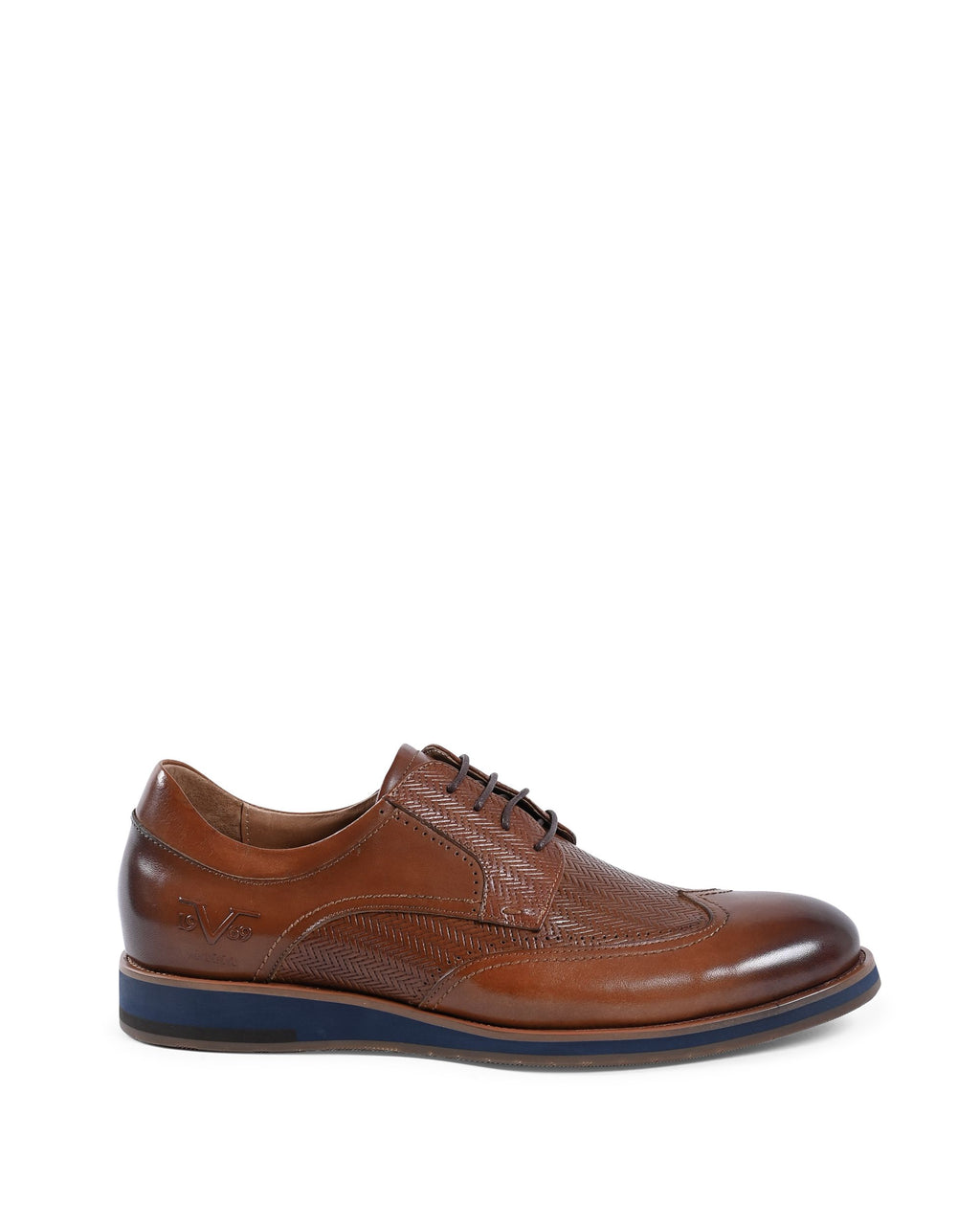 19V69 Italia Brogue para hombre Marrón YO ZD28-H27 TABACO