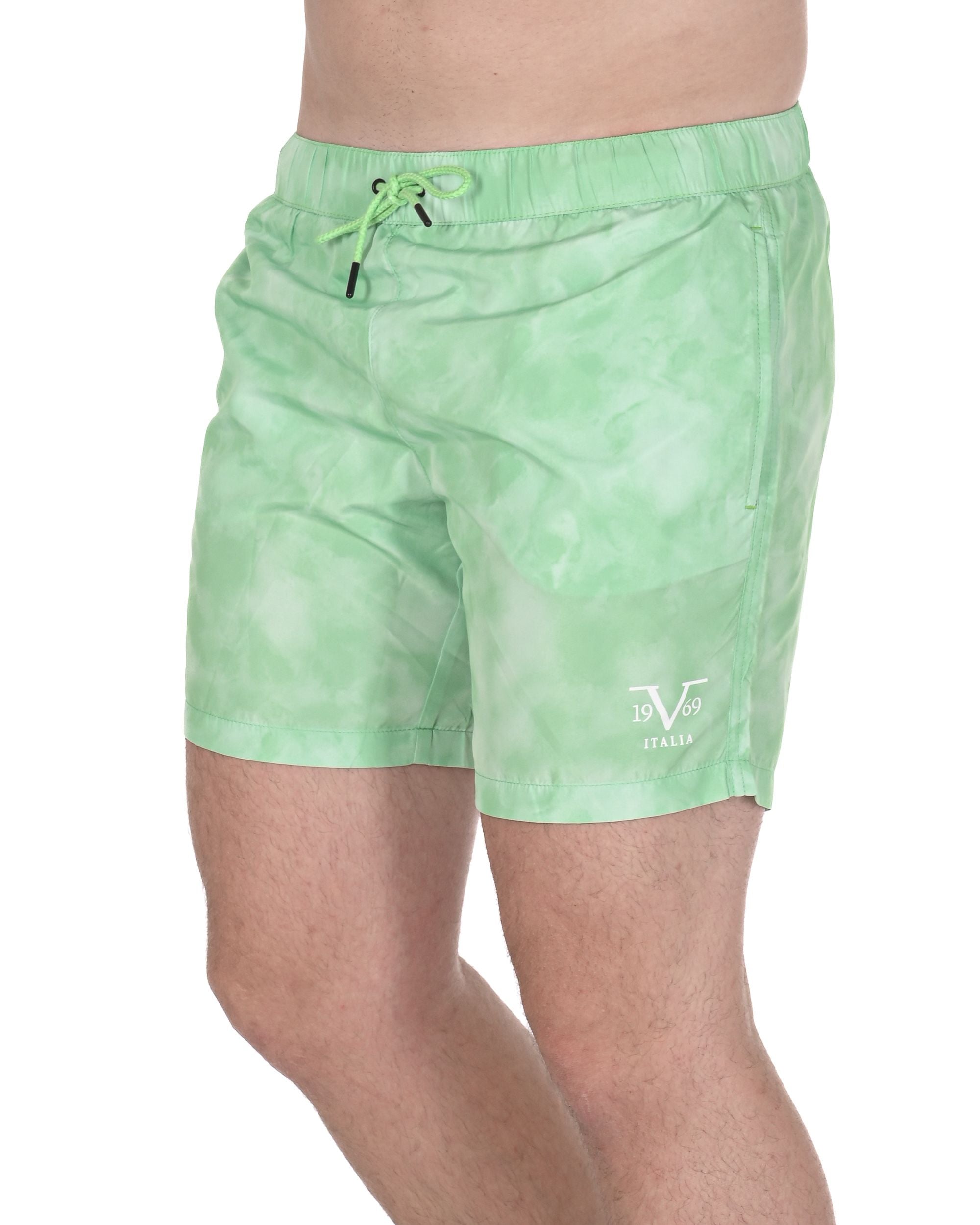 19V69 Italia Mens Swimwear Trunk VSC1MBM11 GREEN
