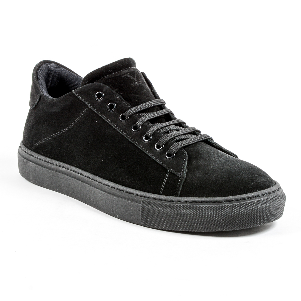 V 1969 Italia Zapatillas para hombre Negras CREMA