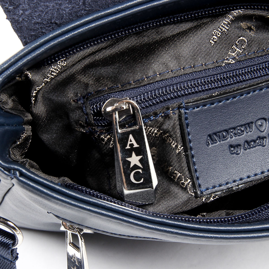 Bolso de mano para hombre Andrew Charles azul oscuro CARL