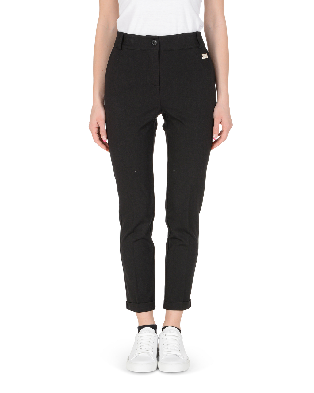 19V69 Italia Pantalones de mujer negros LEA PR BLACK