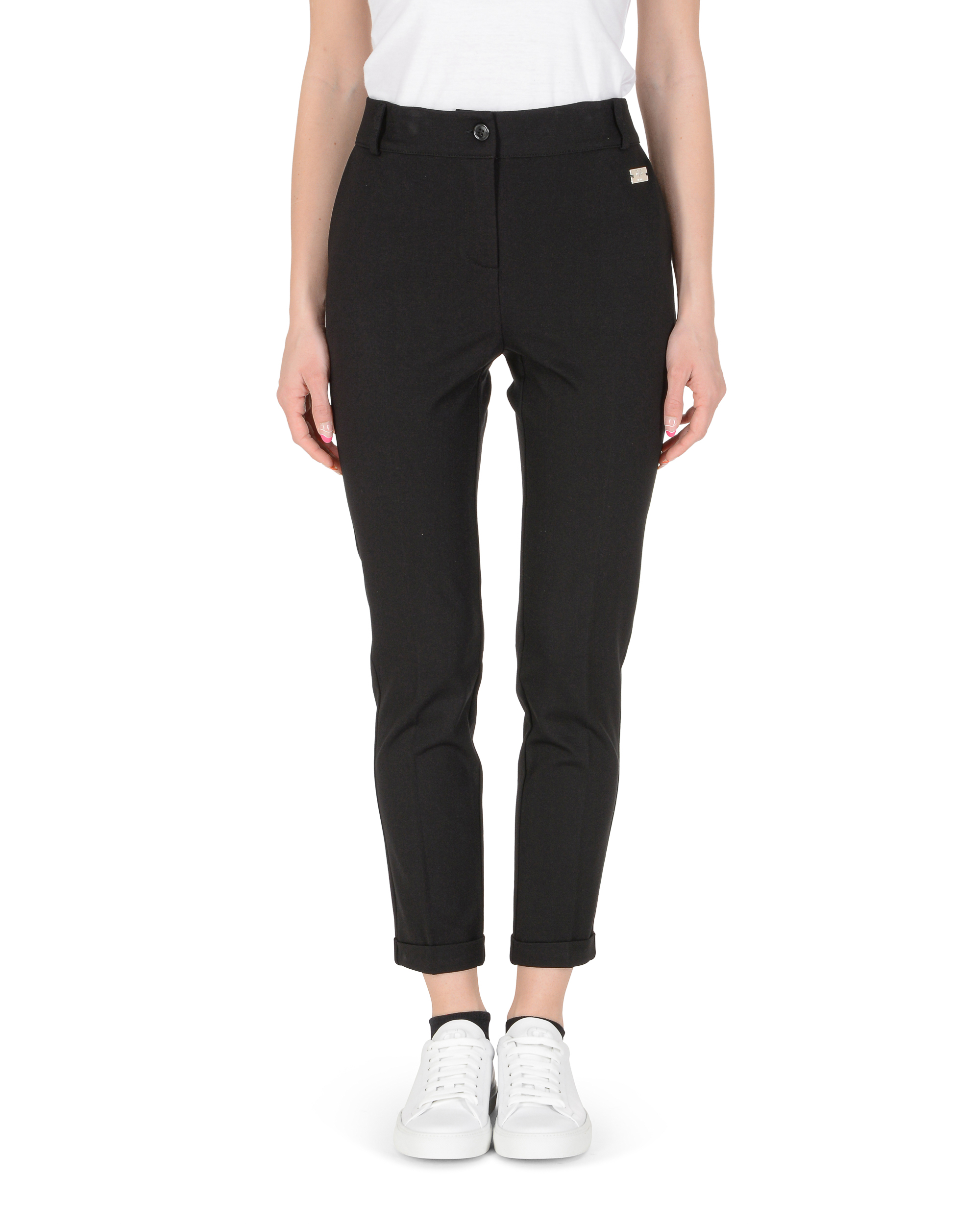 19V69 Italia Pantalones de mujer negros LEA PR BLACK