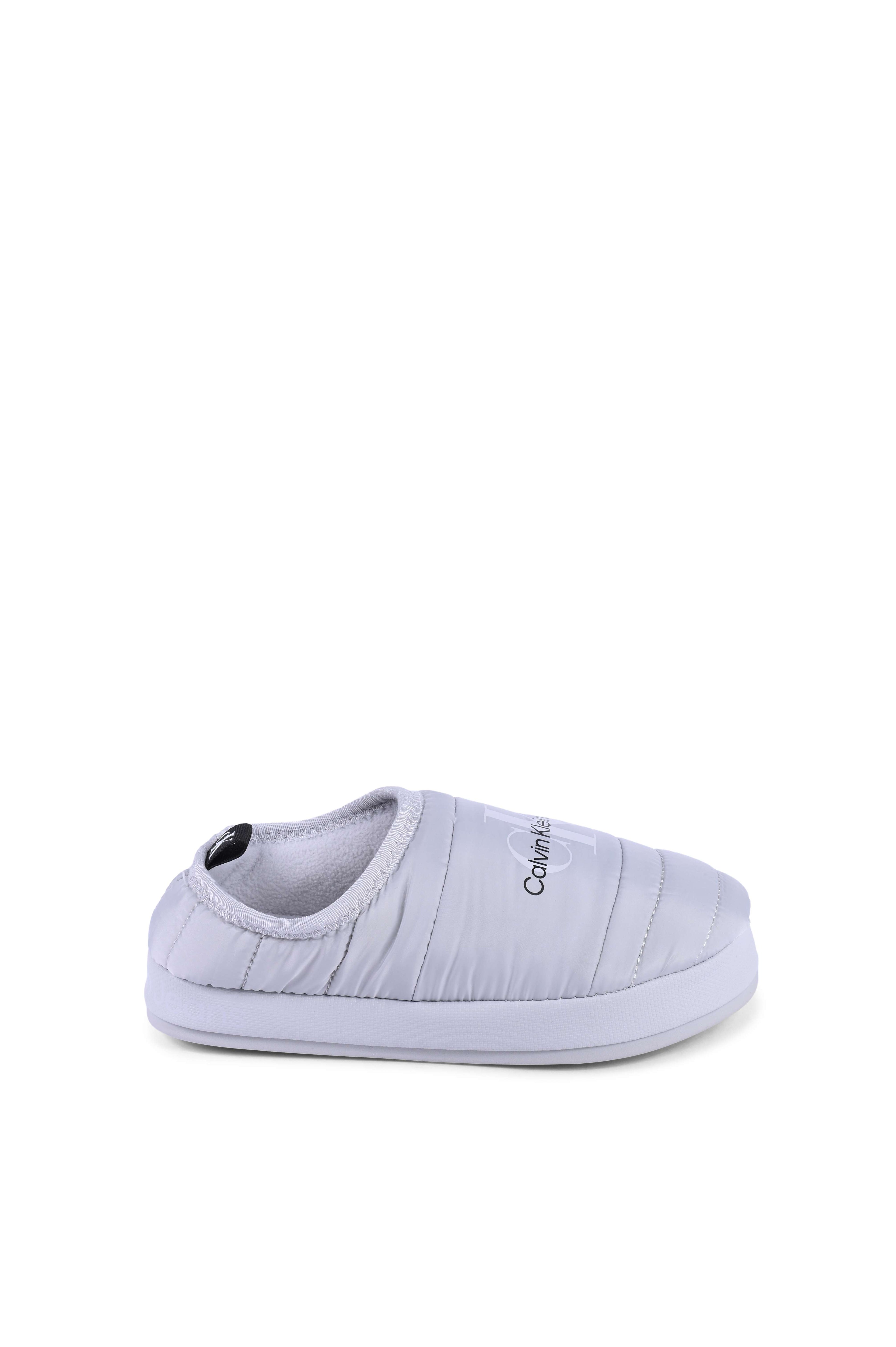 Pantuflas Calvin Klein para mujer, color gris, YW0YW007470IU