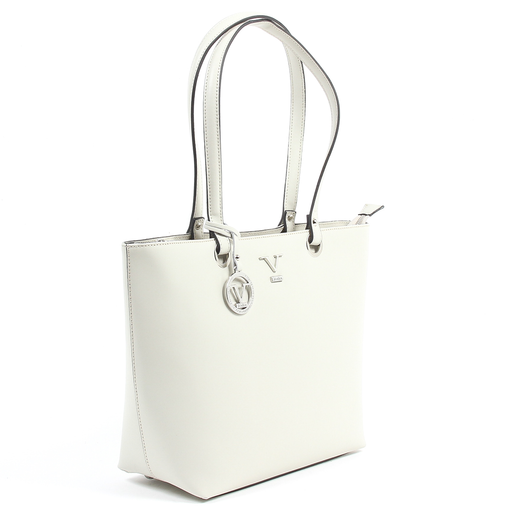 Bolso de mano para mujer V 1969 Italia V009-S RUGA CREMA