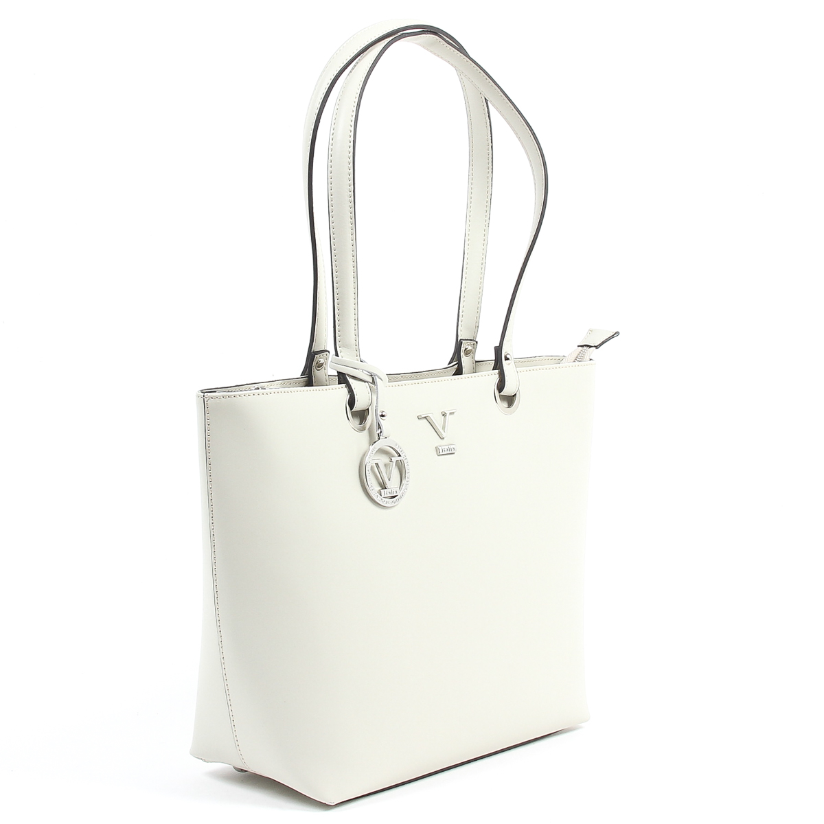 Bolso de mano para mujer V 1969 Italia V009-S RUGA CREMA