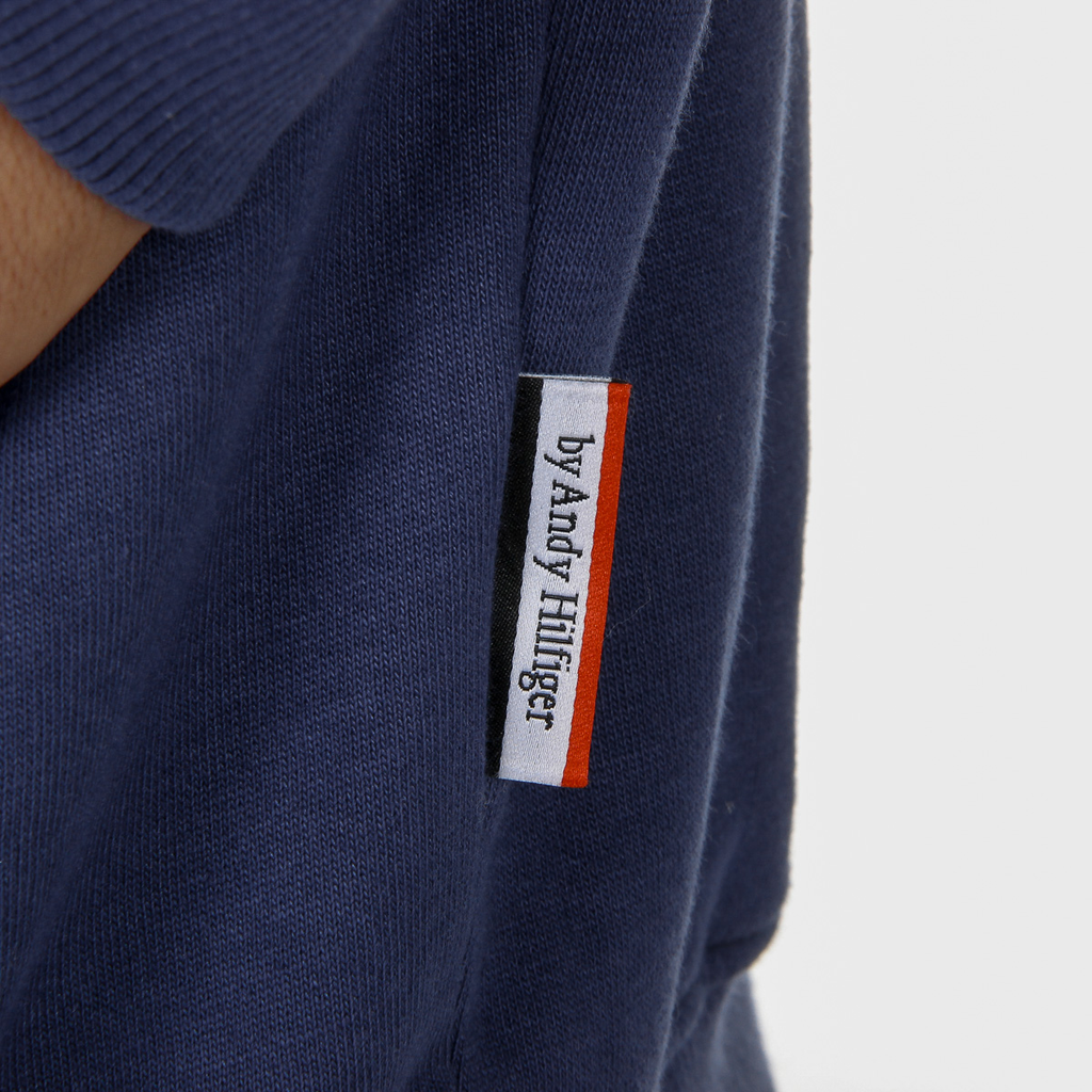 Sudadera con capucha Andrew Charles para hombre, manga larga, cuello redondo, azul FIFI