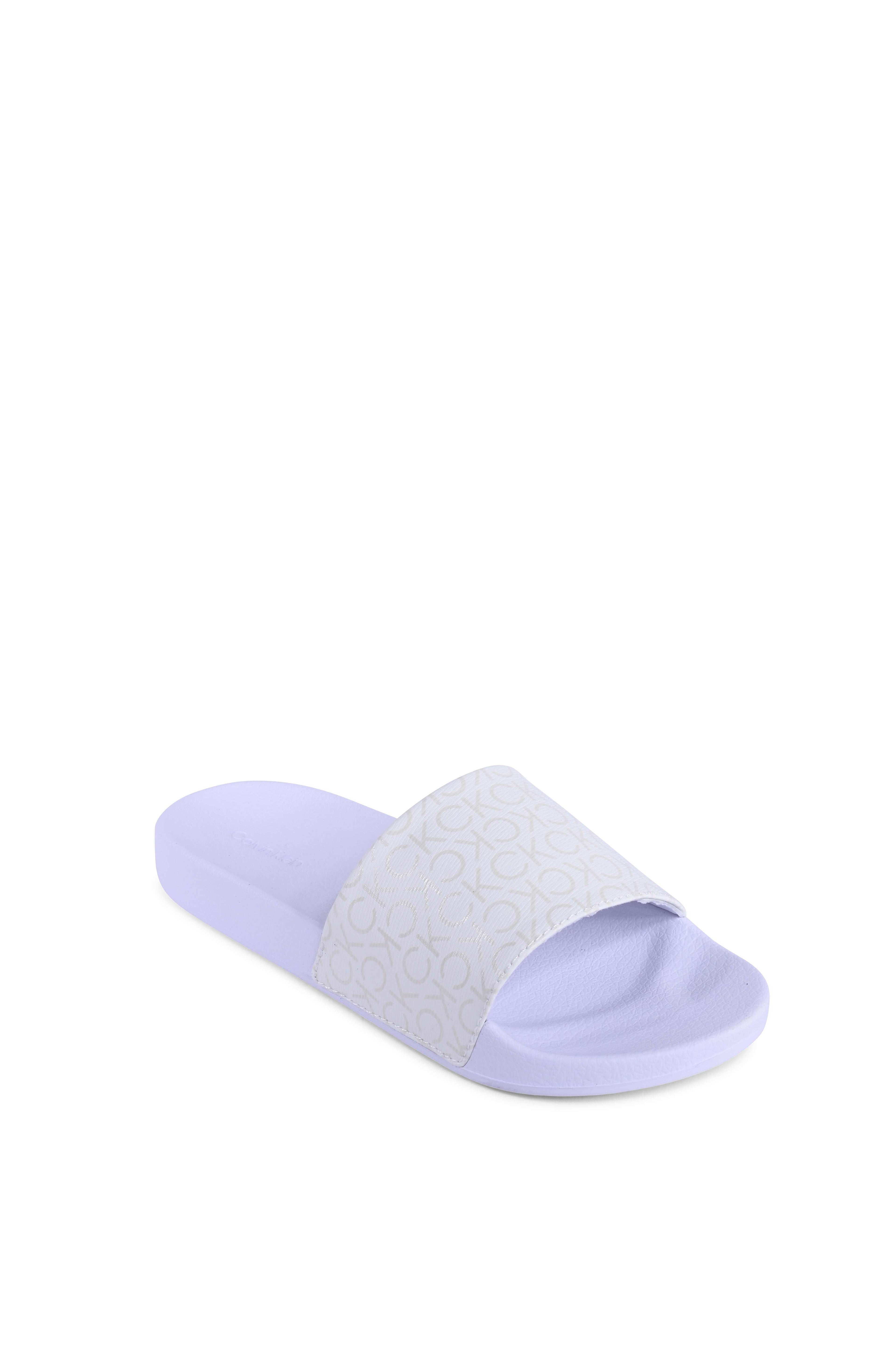 Chanclas Calvin Klein para mujer blancas HW0HW01974YBR