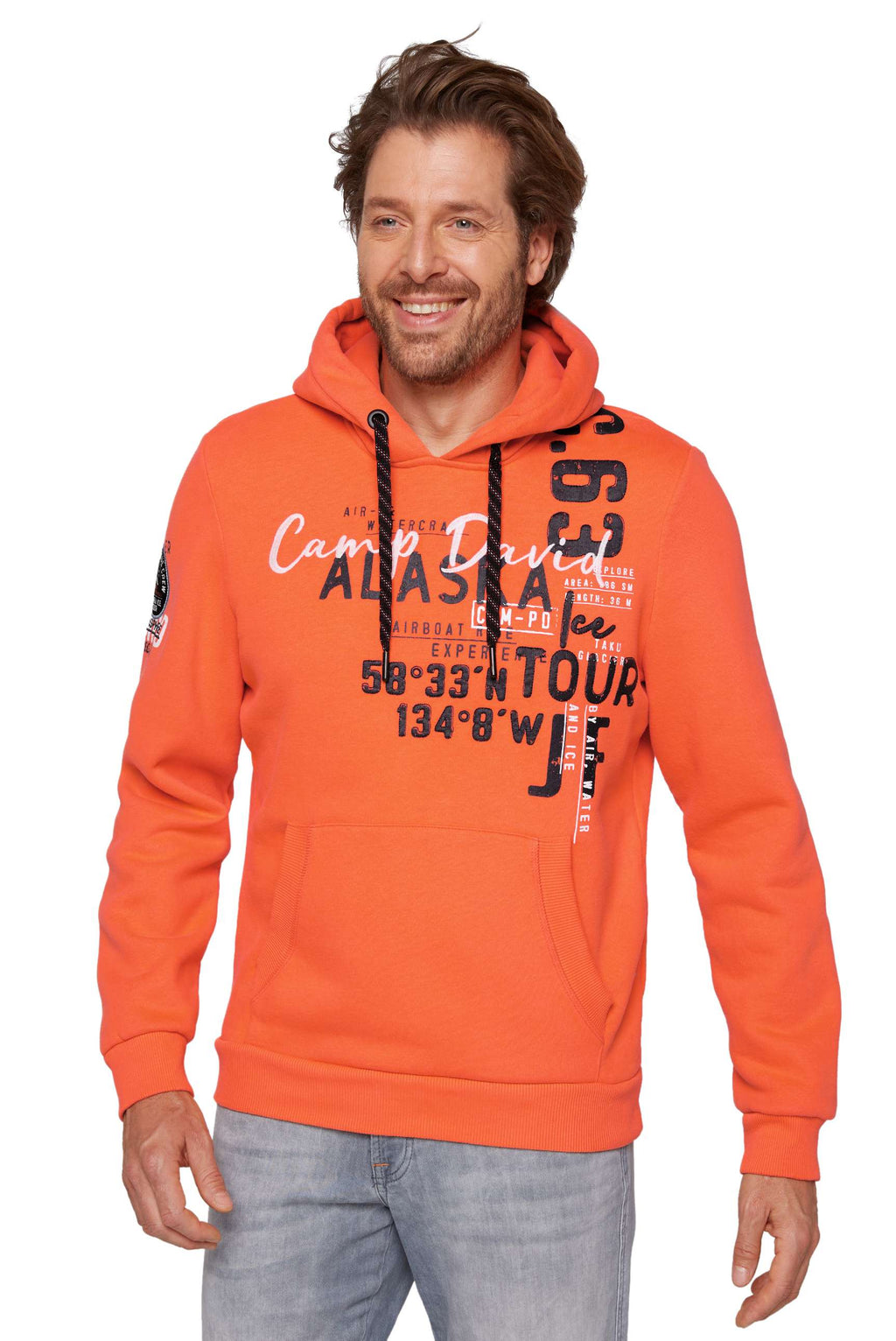 Sudadera con capucha para hombre Camp David