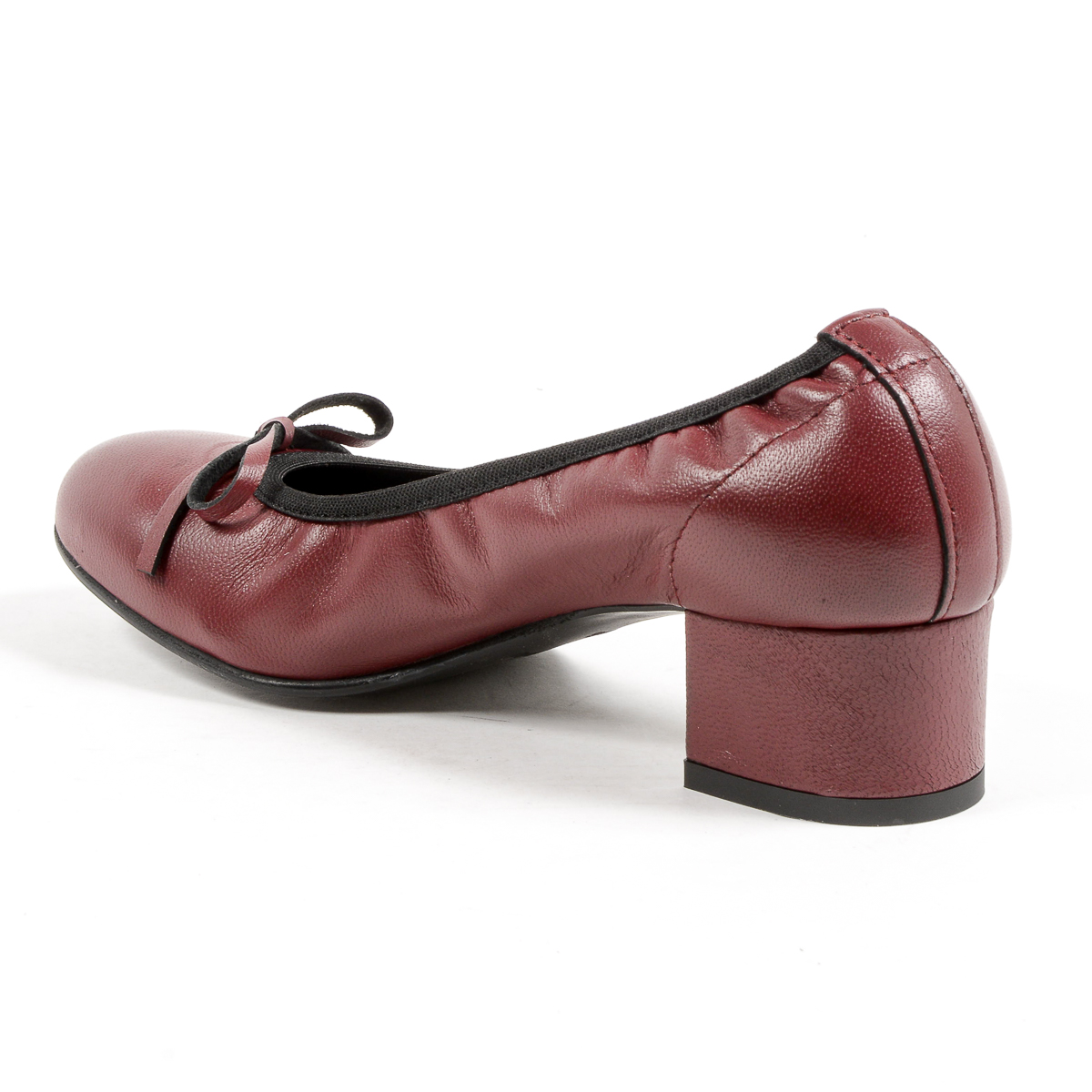 Andrew Charles Womens Ballerina Bordeaux NICKI