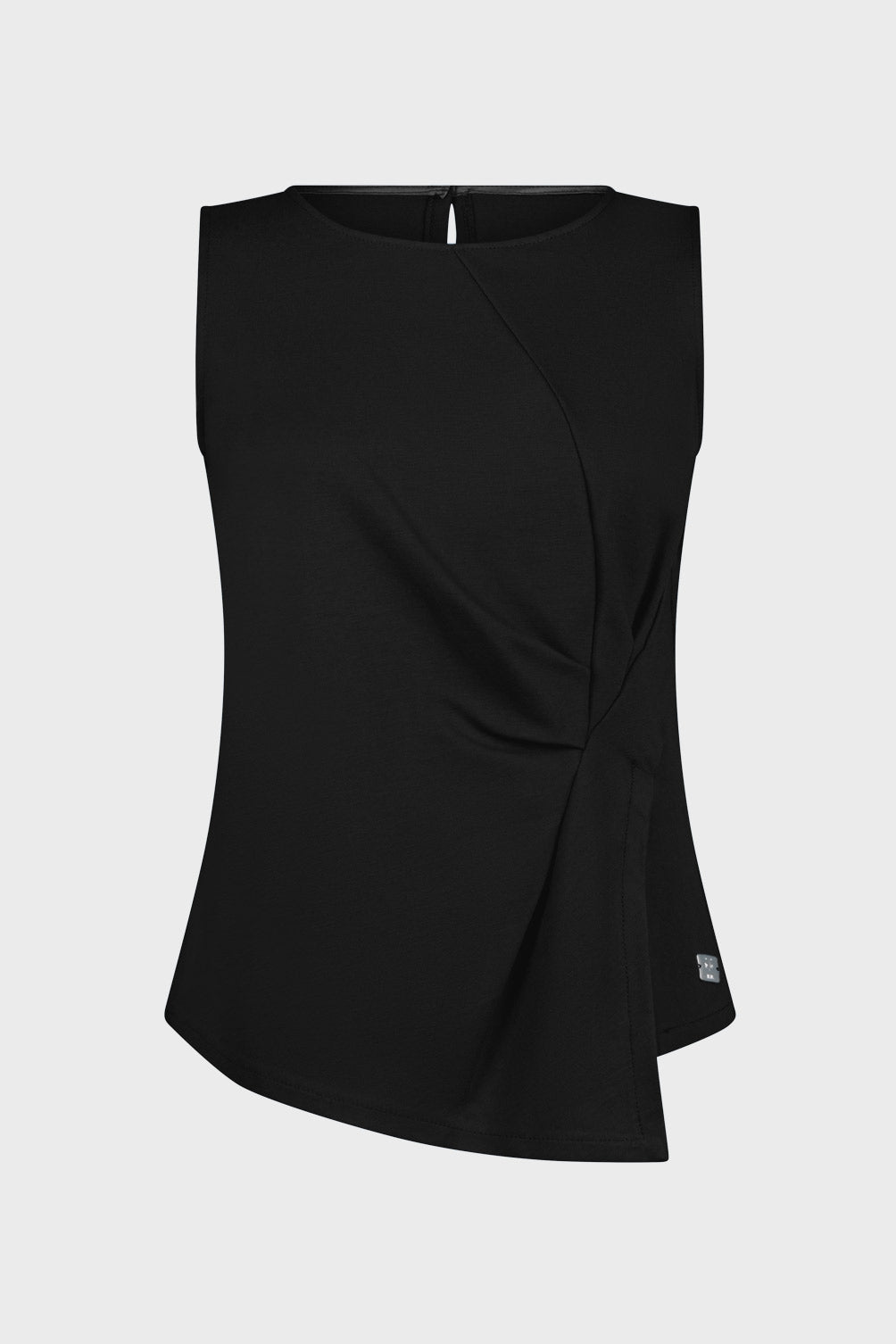 19V69 Italia Blusa de mujer negra DELMA BLACK