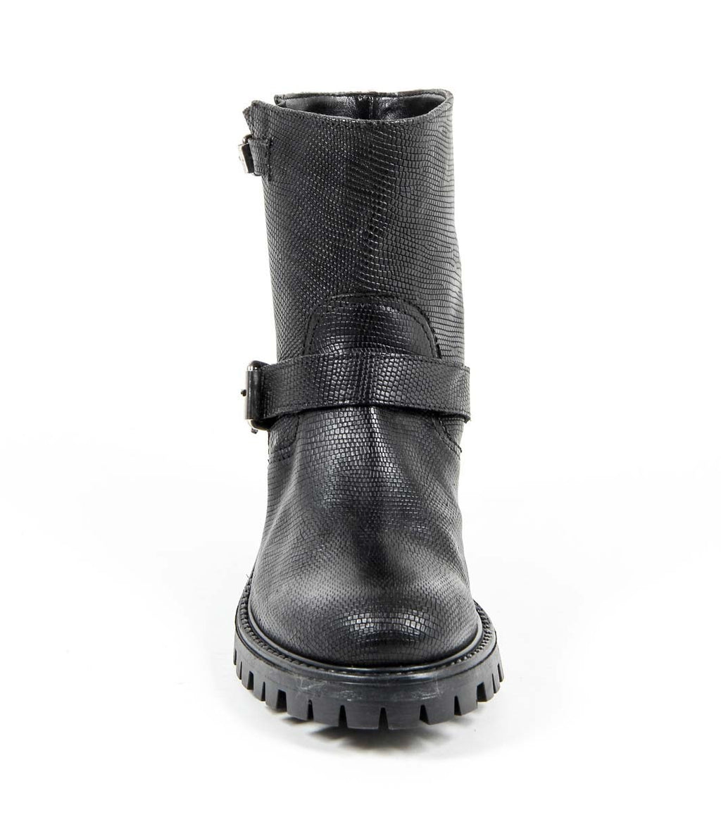 Bota corta Mujer V 1969 Italia B1441 VITELLO STAMPATO NERO