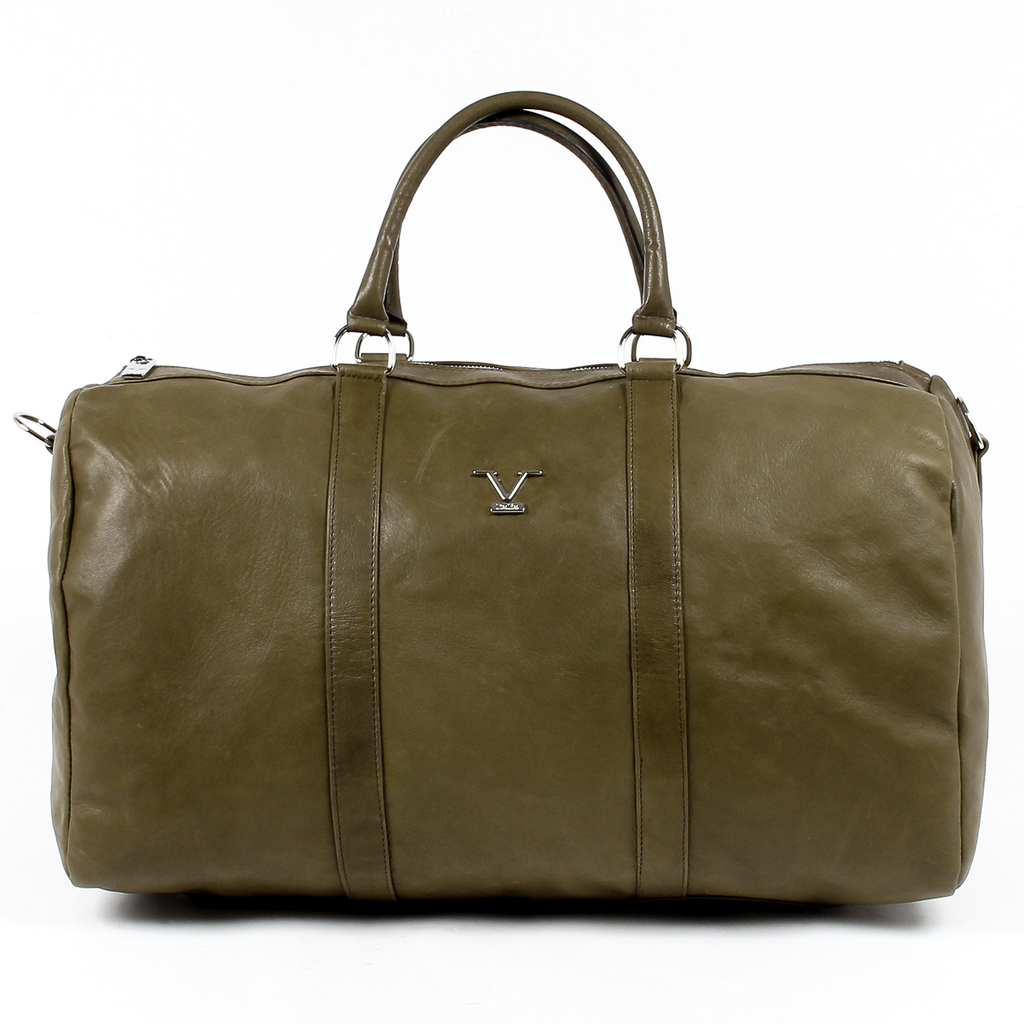 V 1969 Italia Mens Sport Bag Dark Green BERLINO