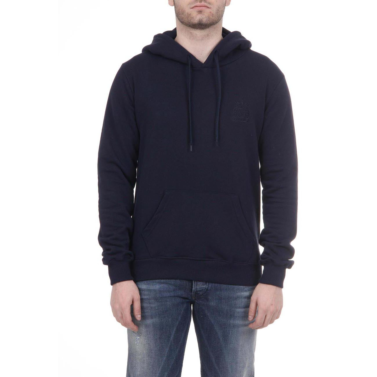 Sudadera con capucha V 1969 Italia para hombre ART. 4467 AZUL OSCURO