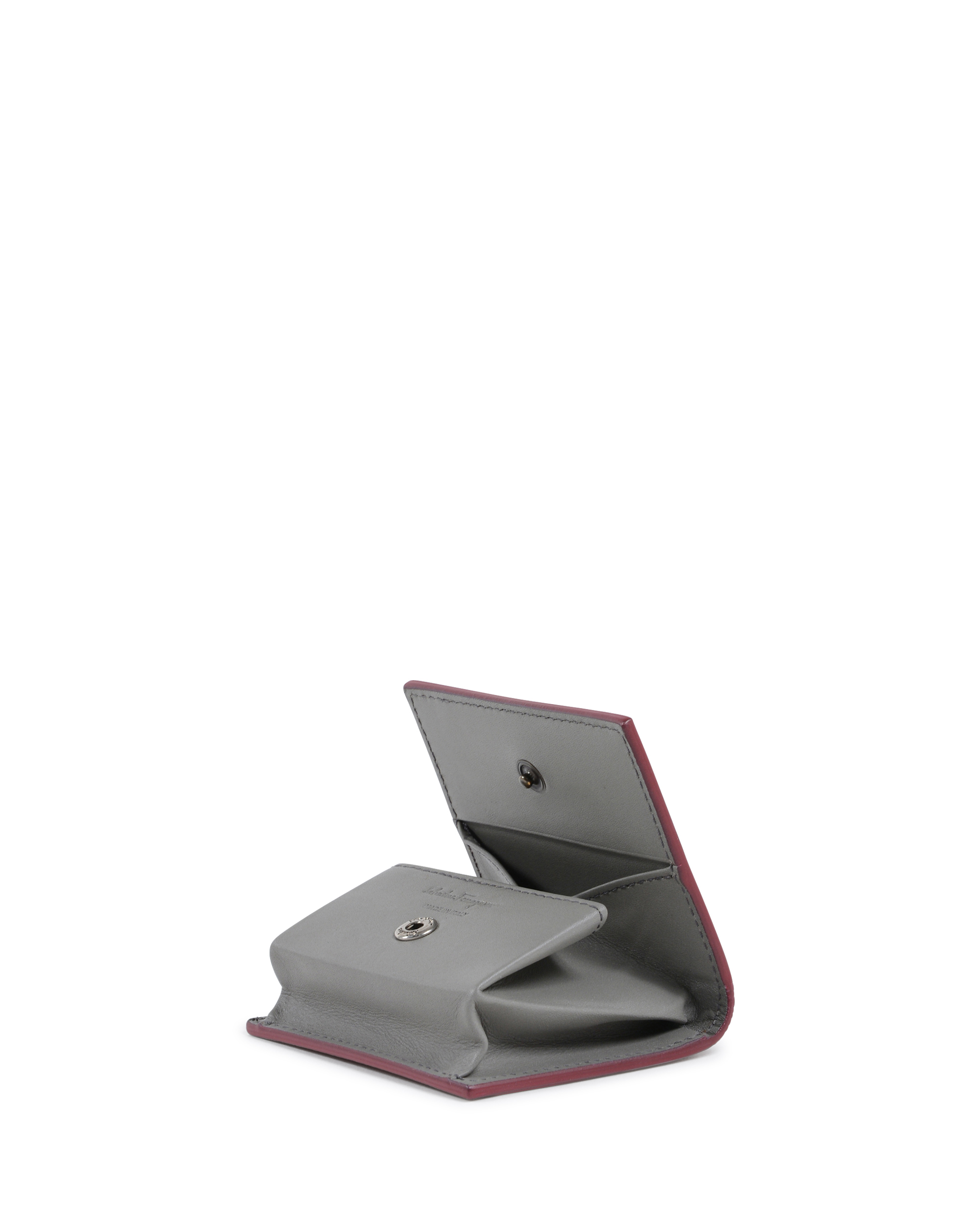 Monedero Salvatore Ferragamo para hombre, gris, 66A155 690019