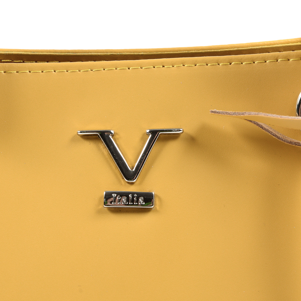 Bolso de mano para mujer V 1969 Italia amarillo GLORY