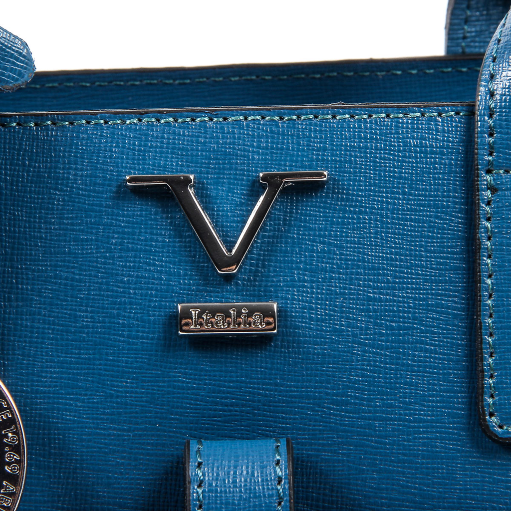 V 1969 Italia Bolso Mujer V006-S SAFFIANO PETROLIO