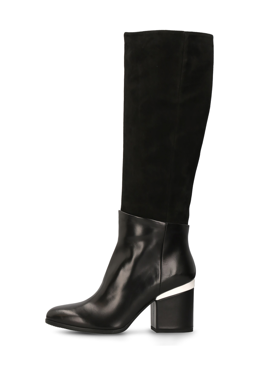 Bota alta Hogan para mujer, color negro, HXW2380O942QQ52B999