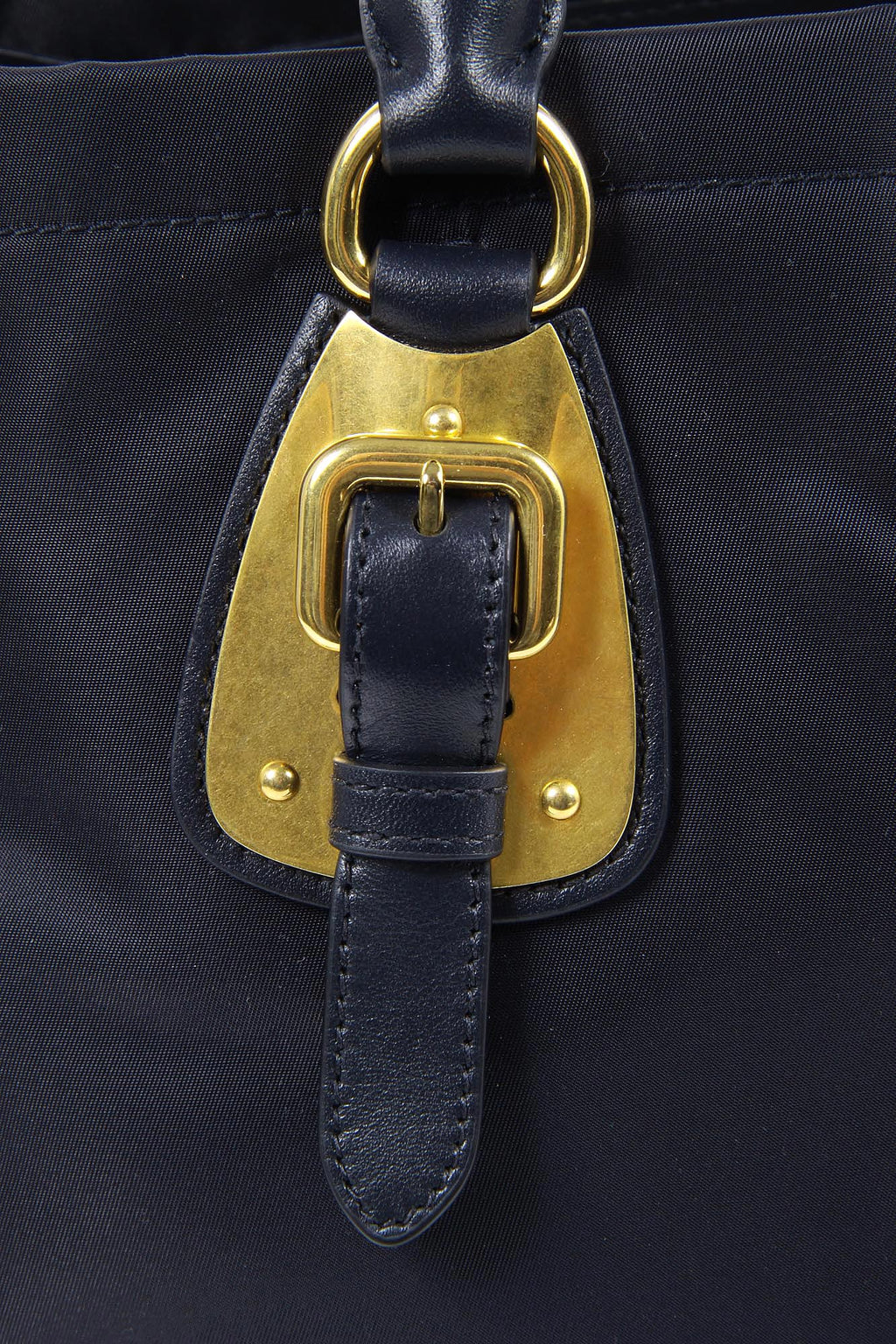 Bolso tote Prada BN1902 Bleu Tessuto Soft Calf