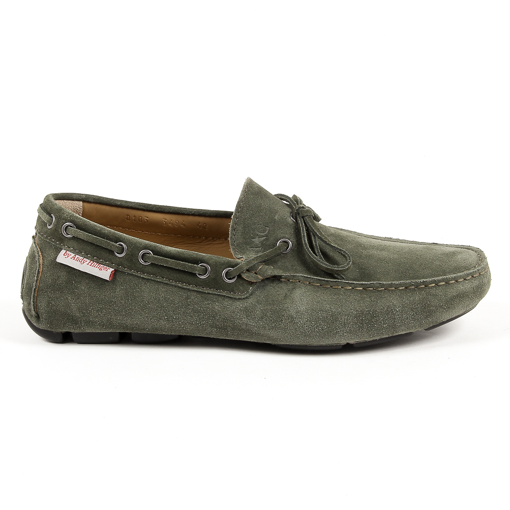Mocasines Andrew Charles para hombre verde oscuro STEVE