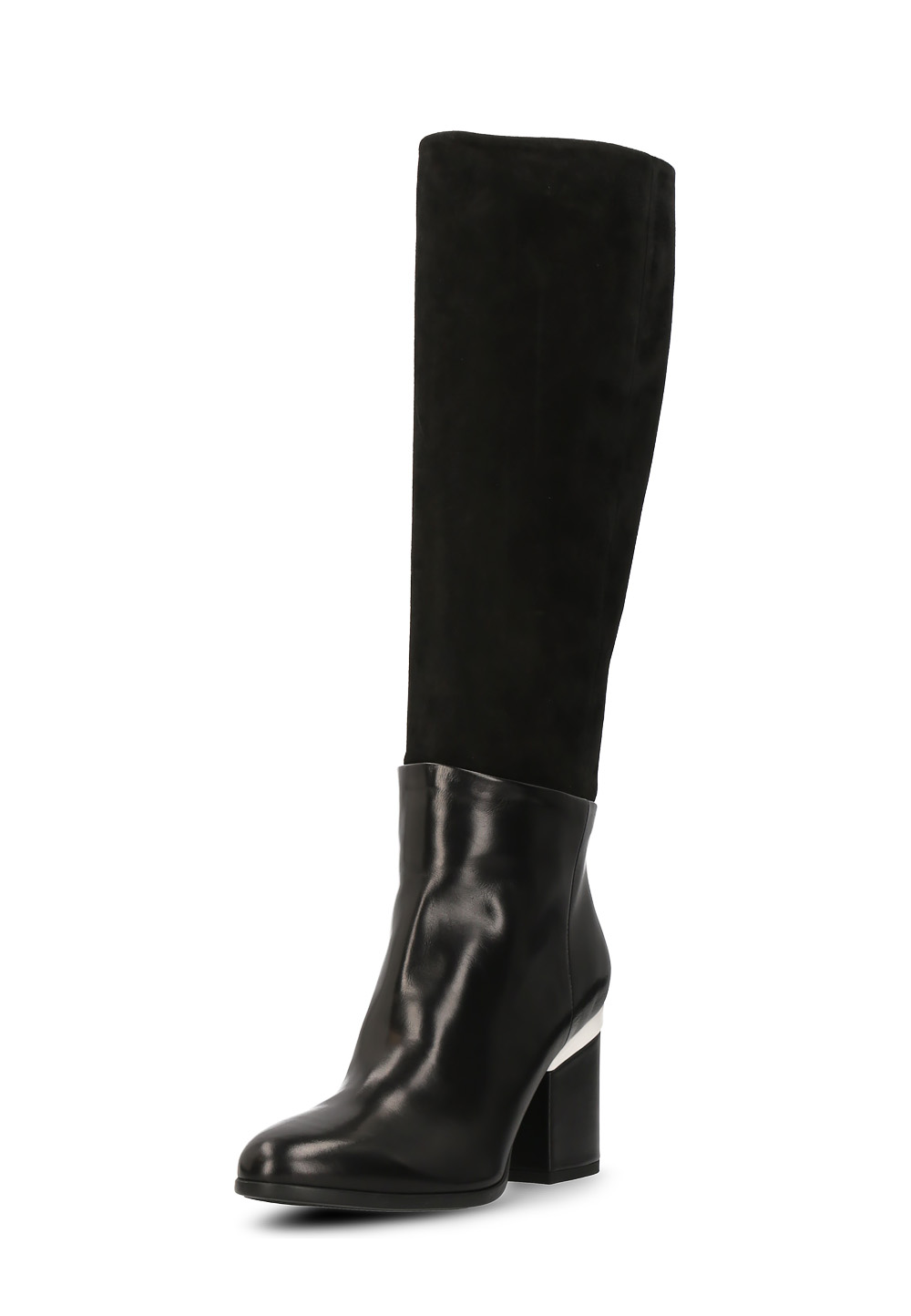 Bota alta Hogan para mujer, color negro, HXW2380O942QQ52B999