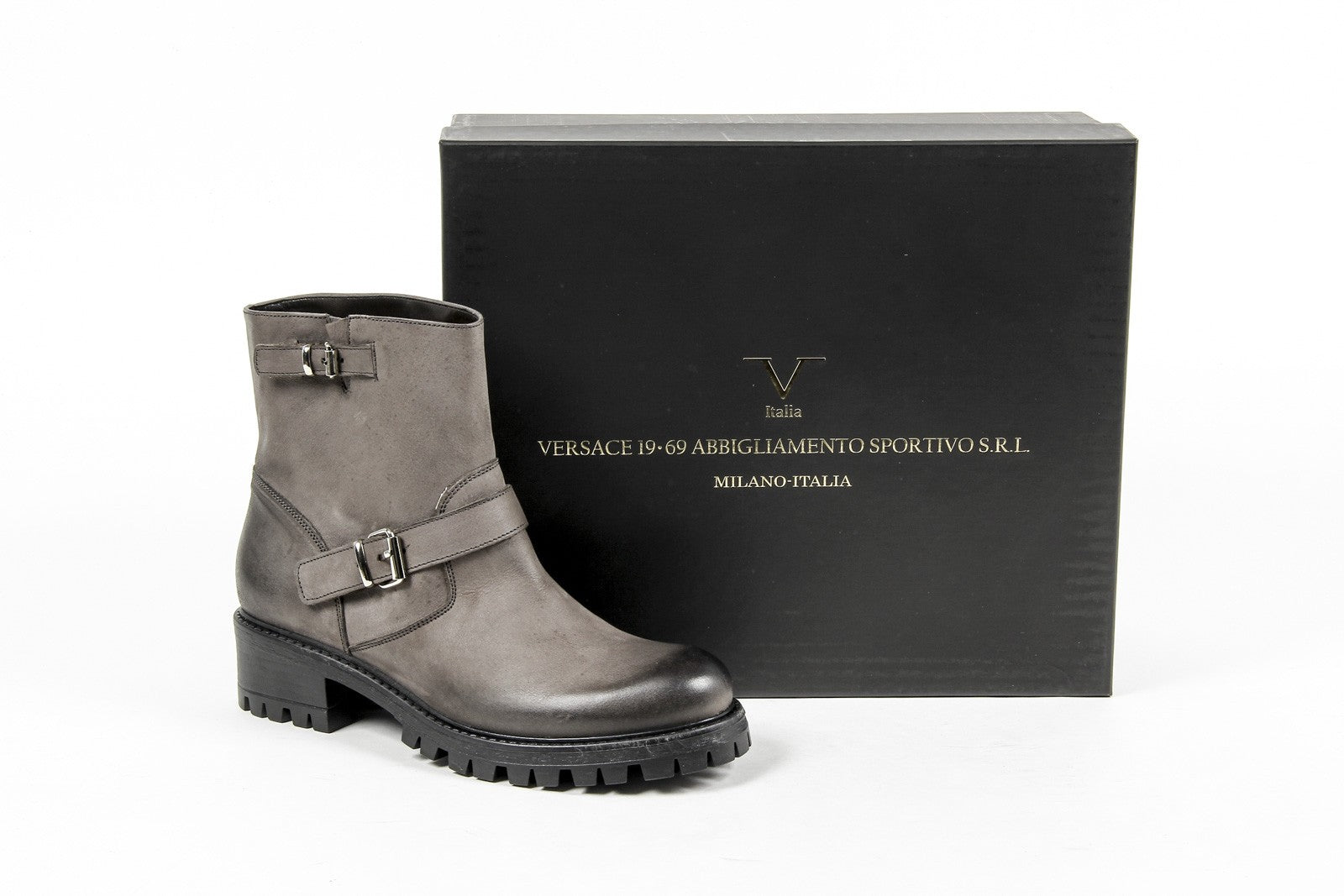 Bota corta para mujer V 1969 Italia B1441 NABUK TORTORA