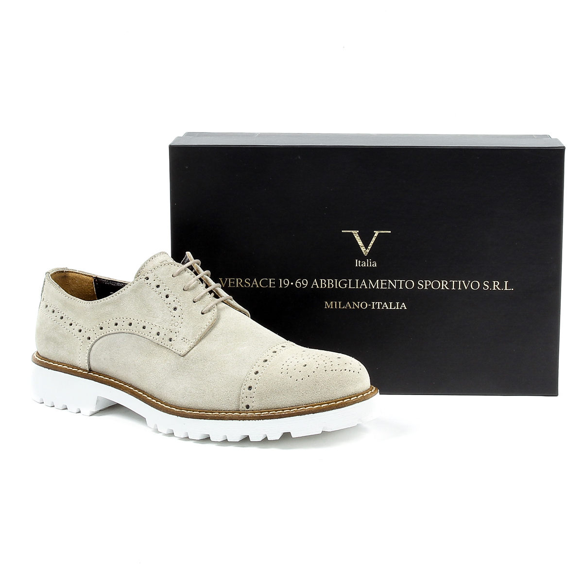 V 1969 Italia Mens Brogue Oxford Shoe