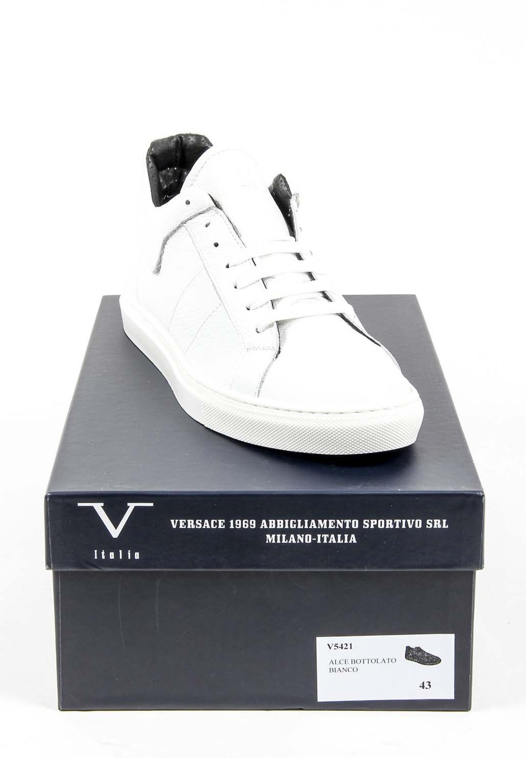 V 1969 Italia Zapatilla deportiva para hombre V5421 ALCE BOTTOLATO BIANCO