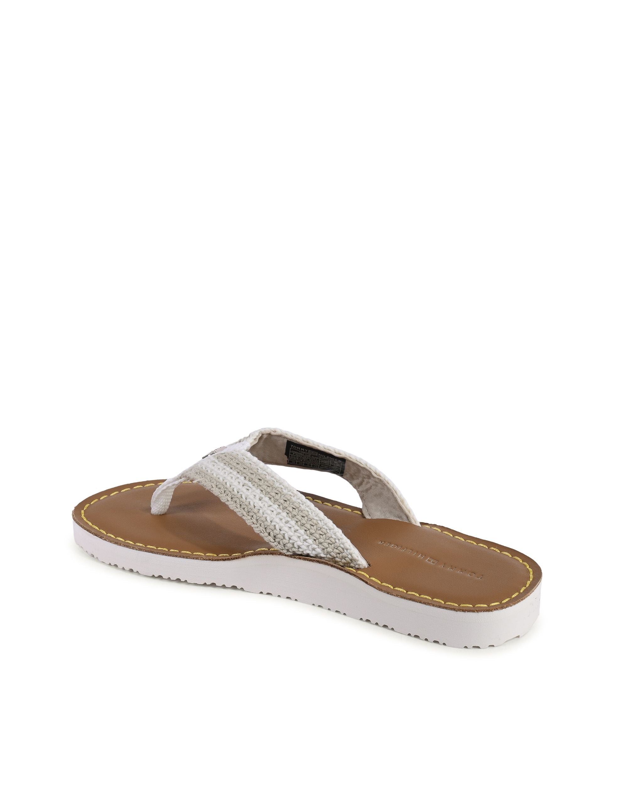 Chanclas Tommy Hilfiger para mujer color caqui FW0FW07261RBS