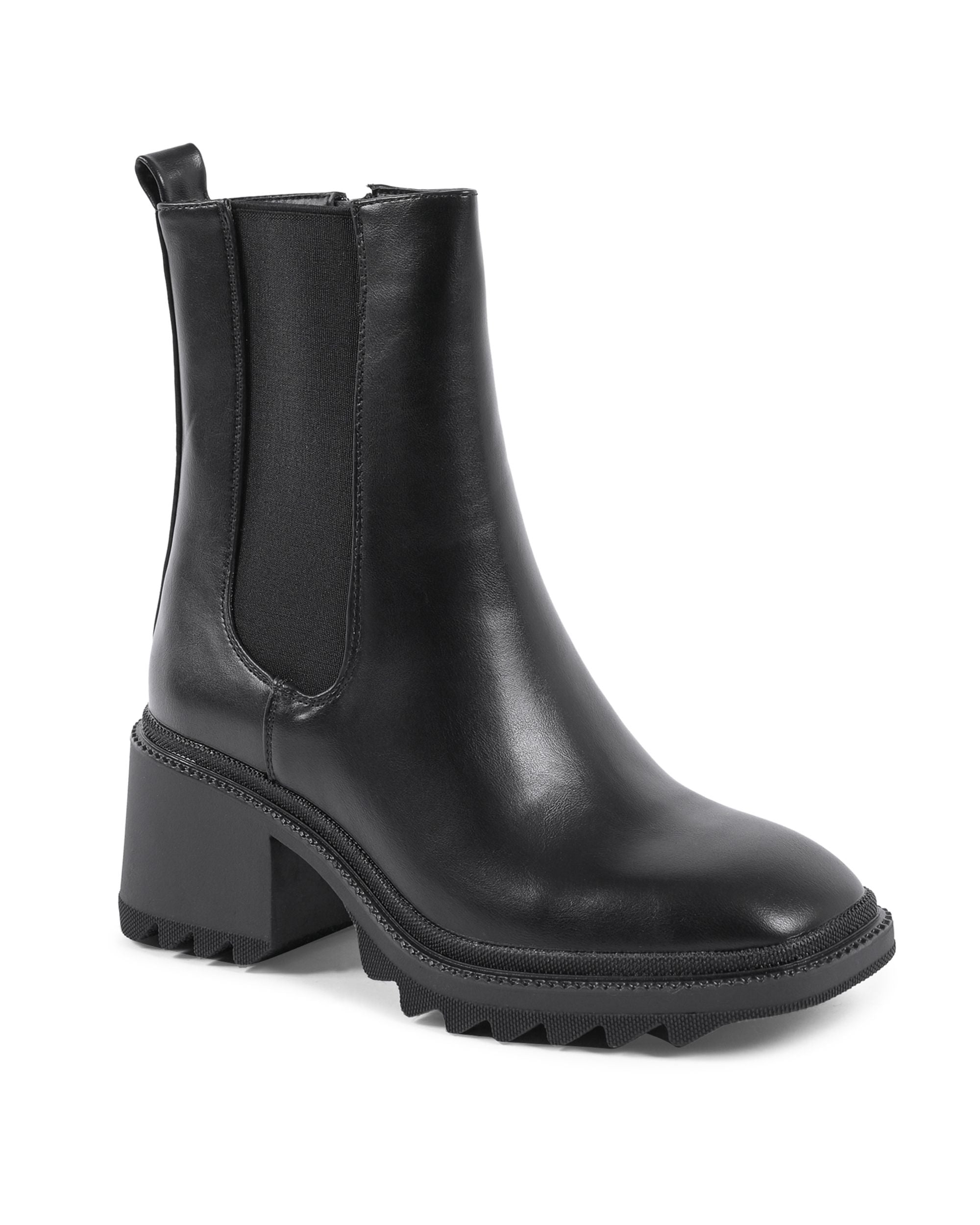 19V69 Italia Botines para mujer Negro 181-87 NERO