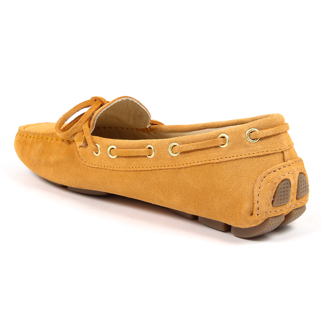 Mocasines V 1969 Italia para mujer, color naranja, PISA