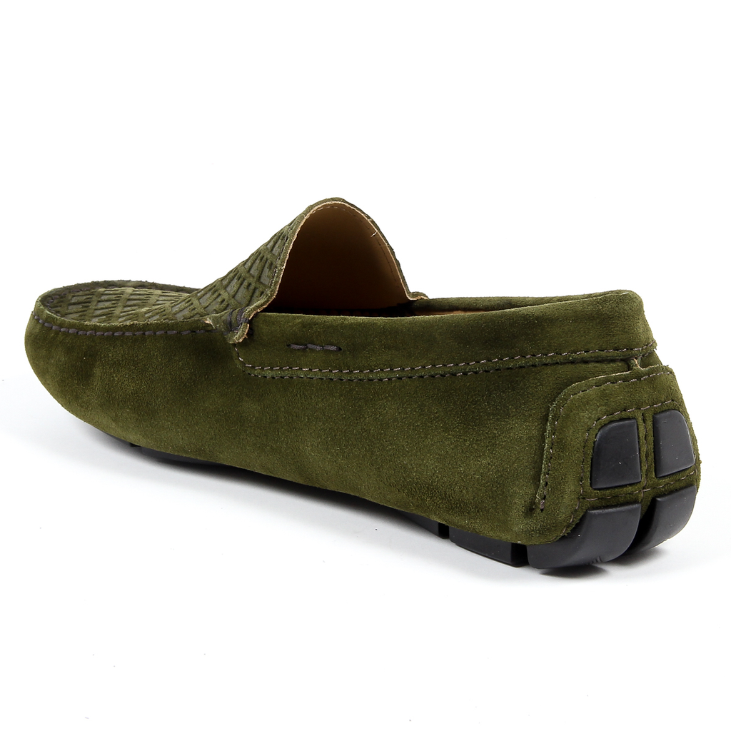 Mocasín Andrew Charles para hombre verde TRON