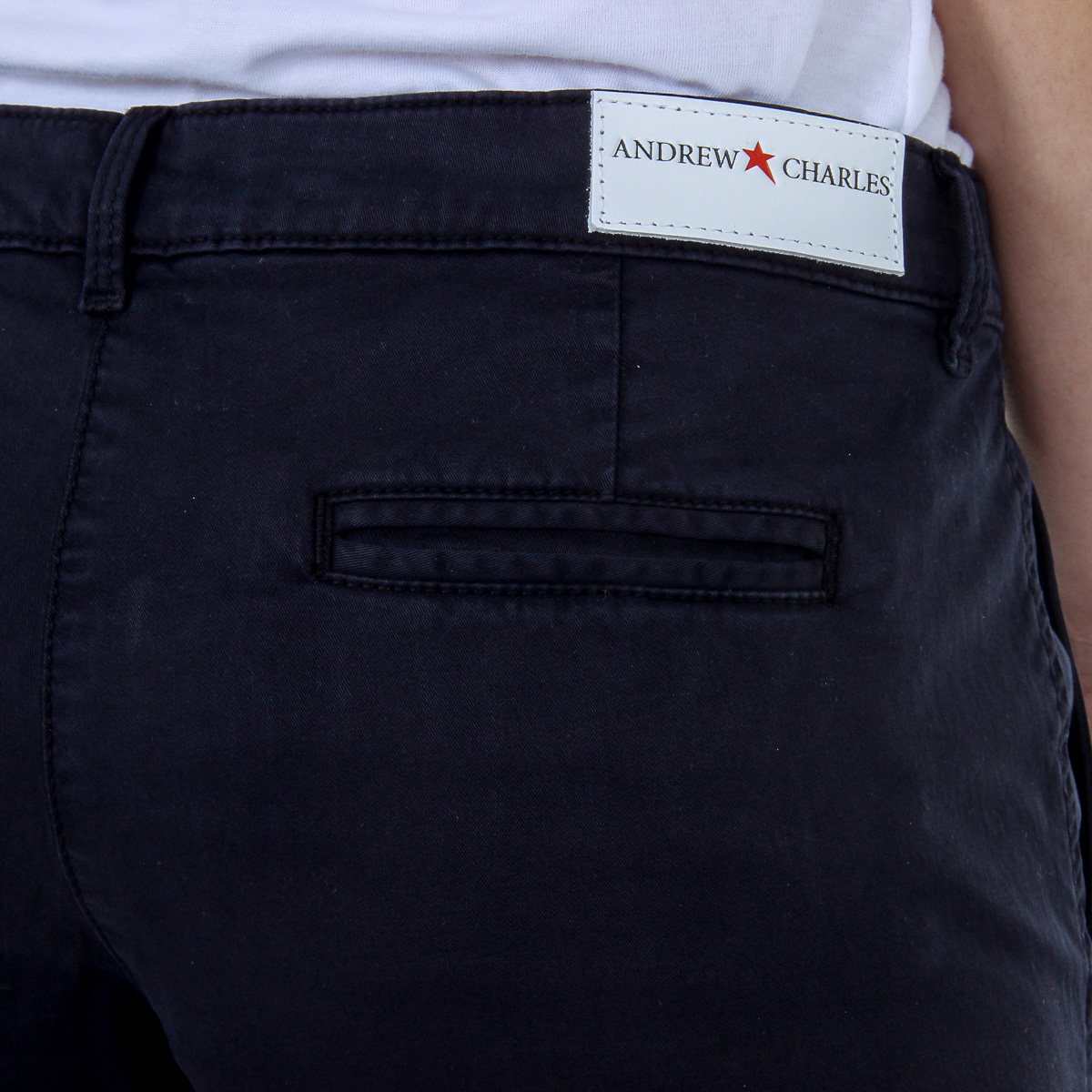 Pantalones cortos Andrew Charles para mujer azul oscuro SAFIA