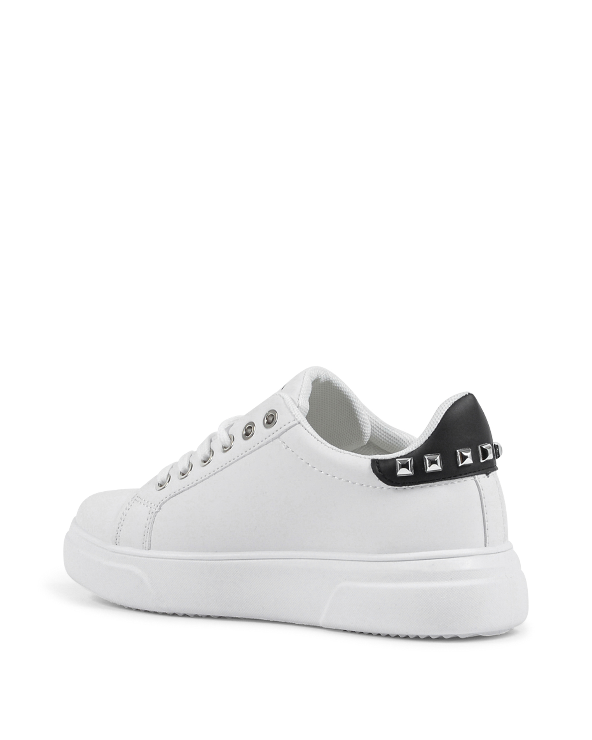 19V69 Italia Zapatillas de mujer V806 BIANCO NERO