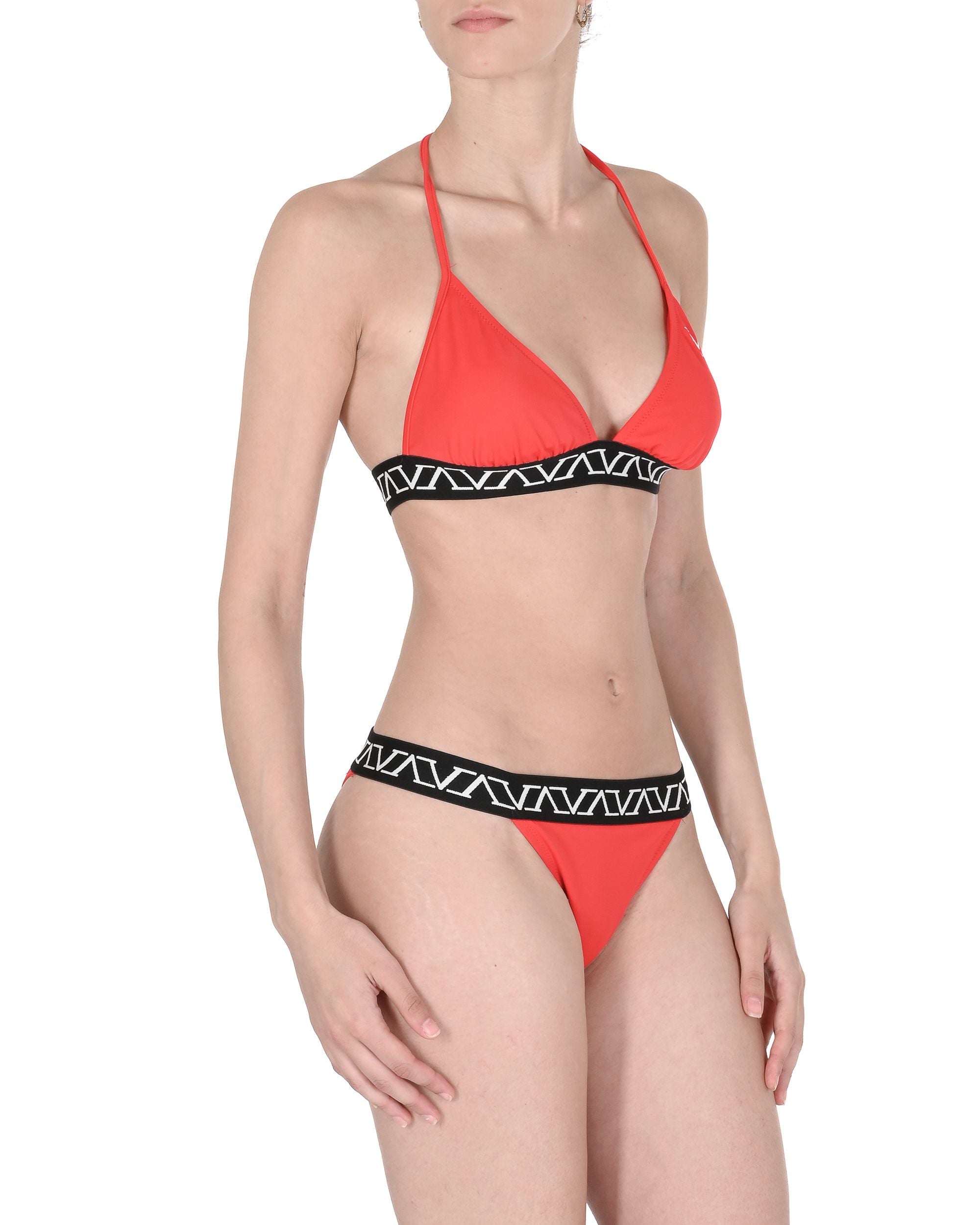 19V69 Italia Womens Swimwear Elastic Tape Bottom VSC1WBT05 RED