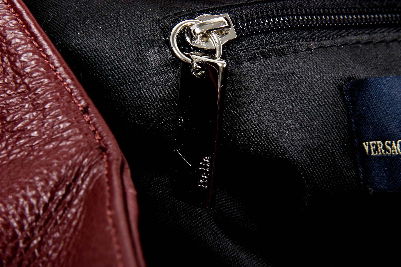 Bolso de mano para mujer V 1969 Italia V012 S BORDEAUX