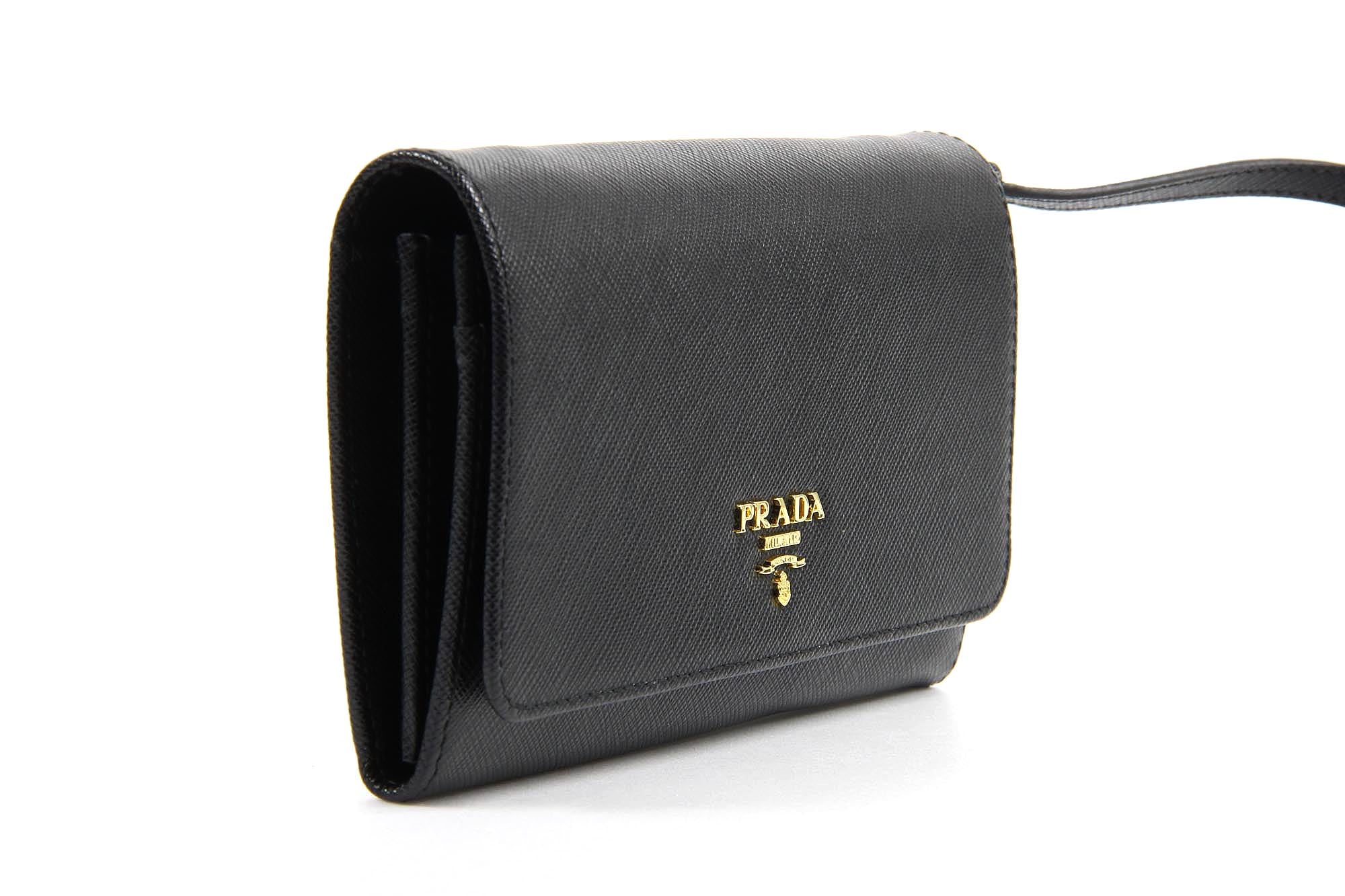 Bolso de mano Prada 1MT437 Nero Saffiano Metal