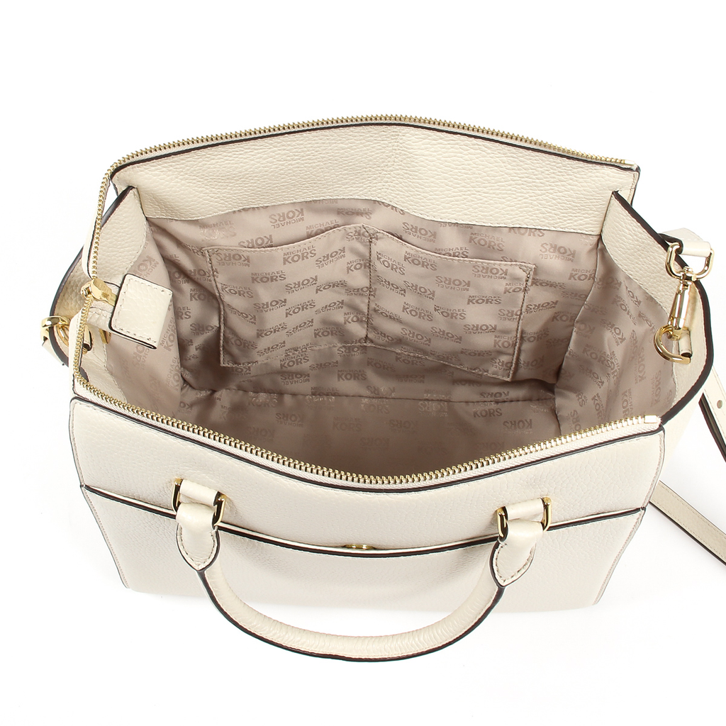 Michael Kors Womens Handbag VANNA 35T7GV3S3L ECRU