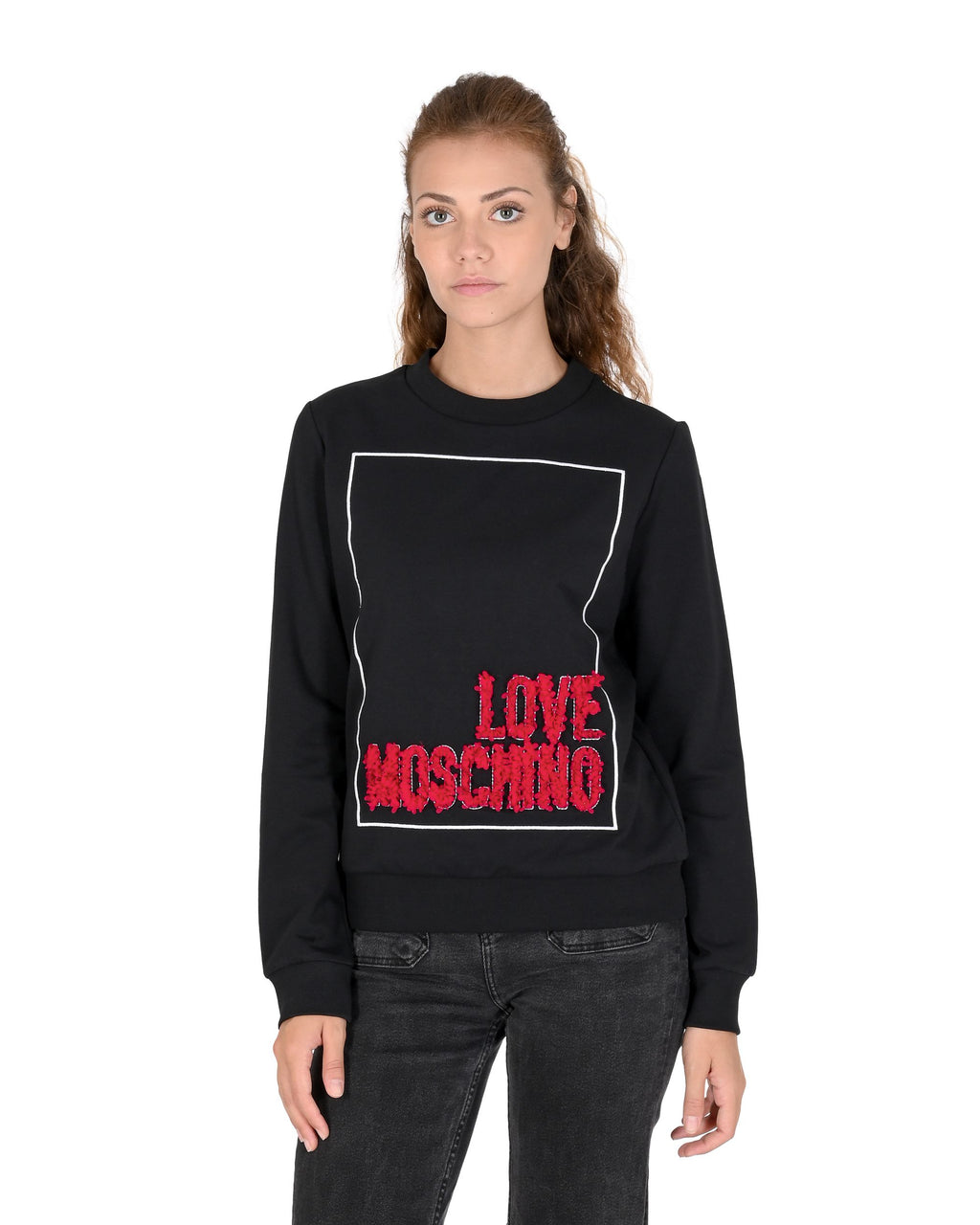 Sudadera Love Moschino para mujer W 6 302 23 E 2269 C74 NEGRO