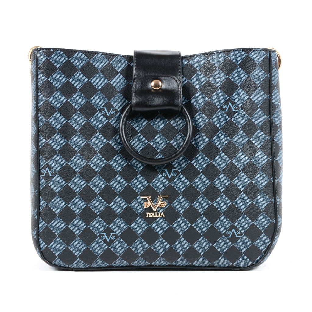 V 1969 Italia Womens Handbag Blue TRIPOLI
