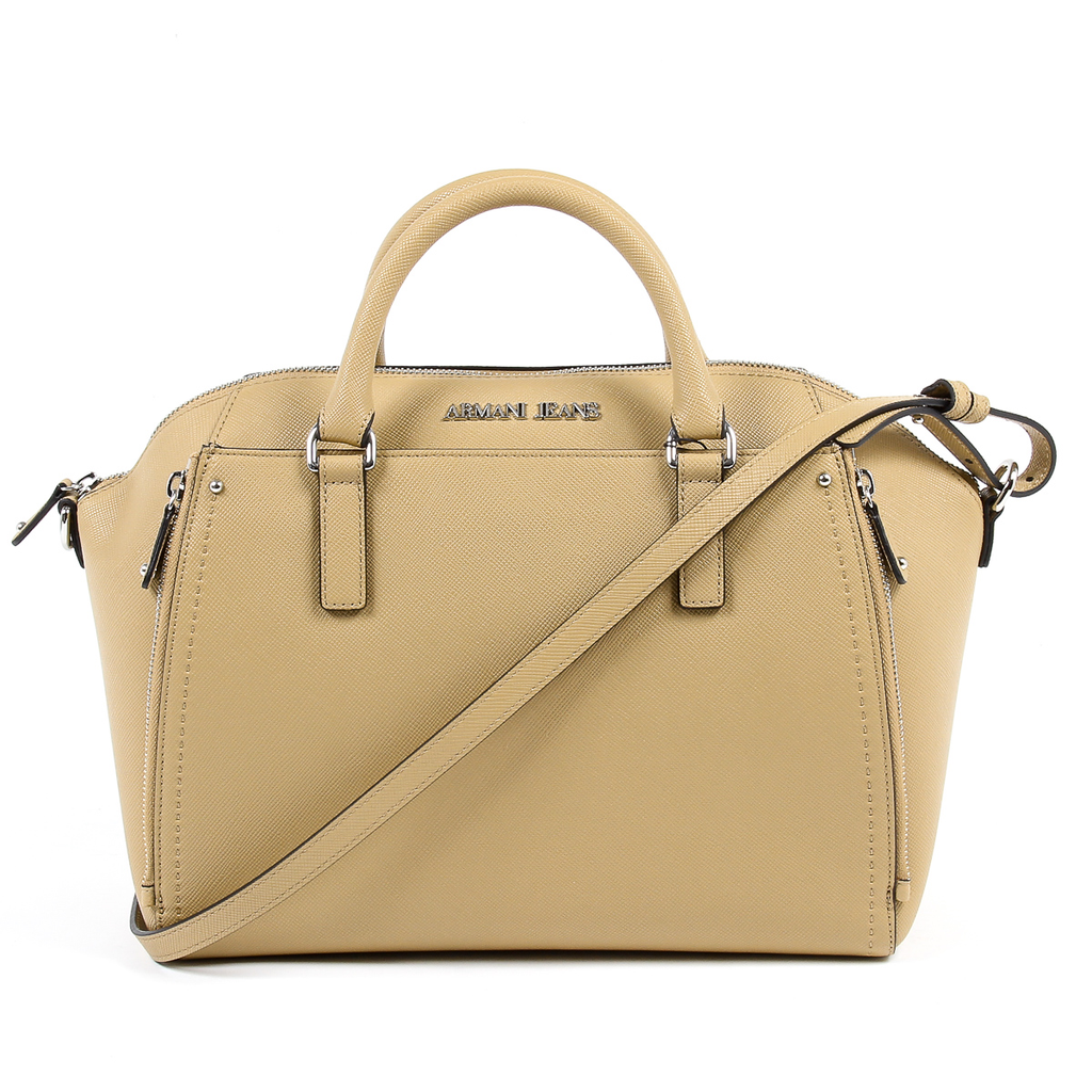 Bolso de mano Armani Jeans para mujer, color camello, 922168 7P756 11955