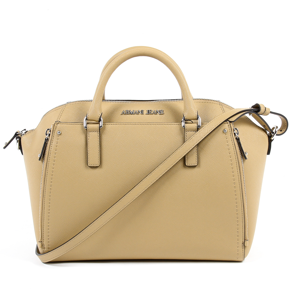 Bolso de mano Armani Jeans para mujer, color camello, 922168 7P756 11955