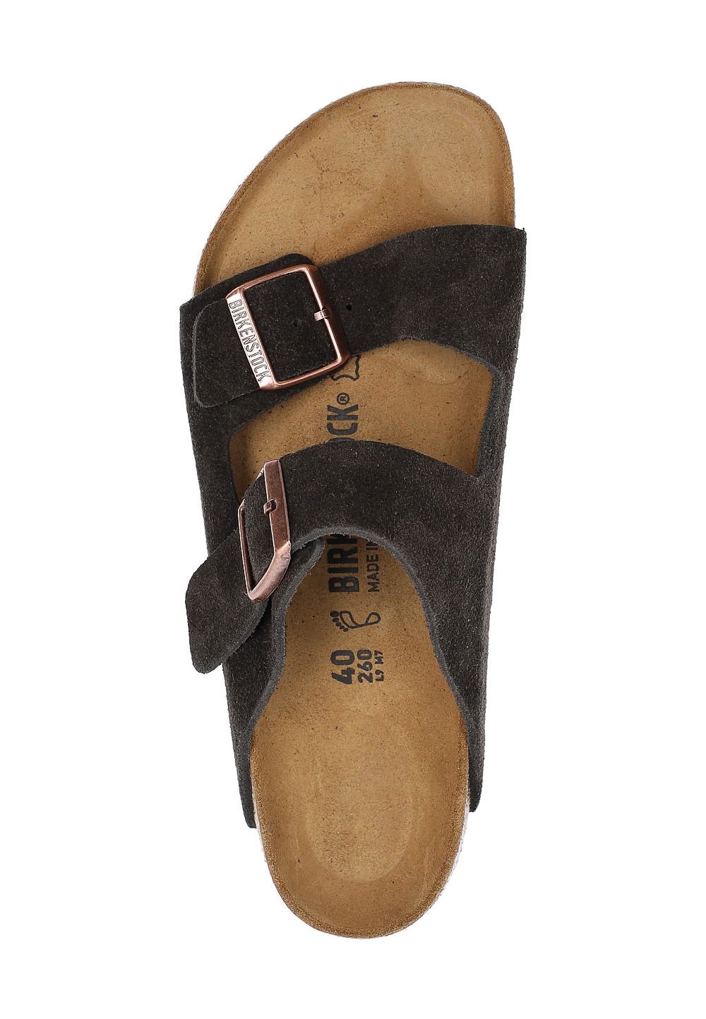 Sandalia unisex Birkenstock marrón oscuro Arizona