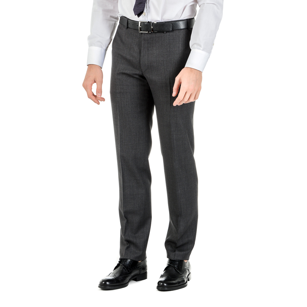 Canali Mens Suit Long Sleeves Dark Grey