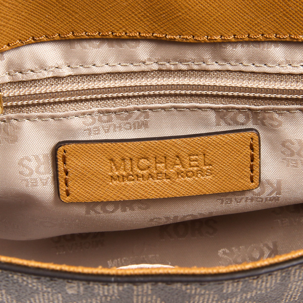 Michael Kors Womens Handbag TINA 35T7GT4F2B BRN ACORN