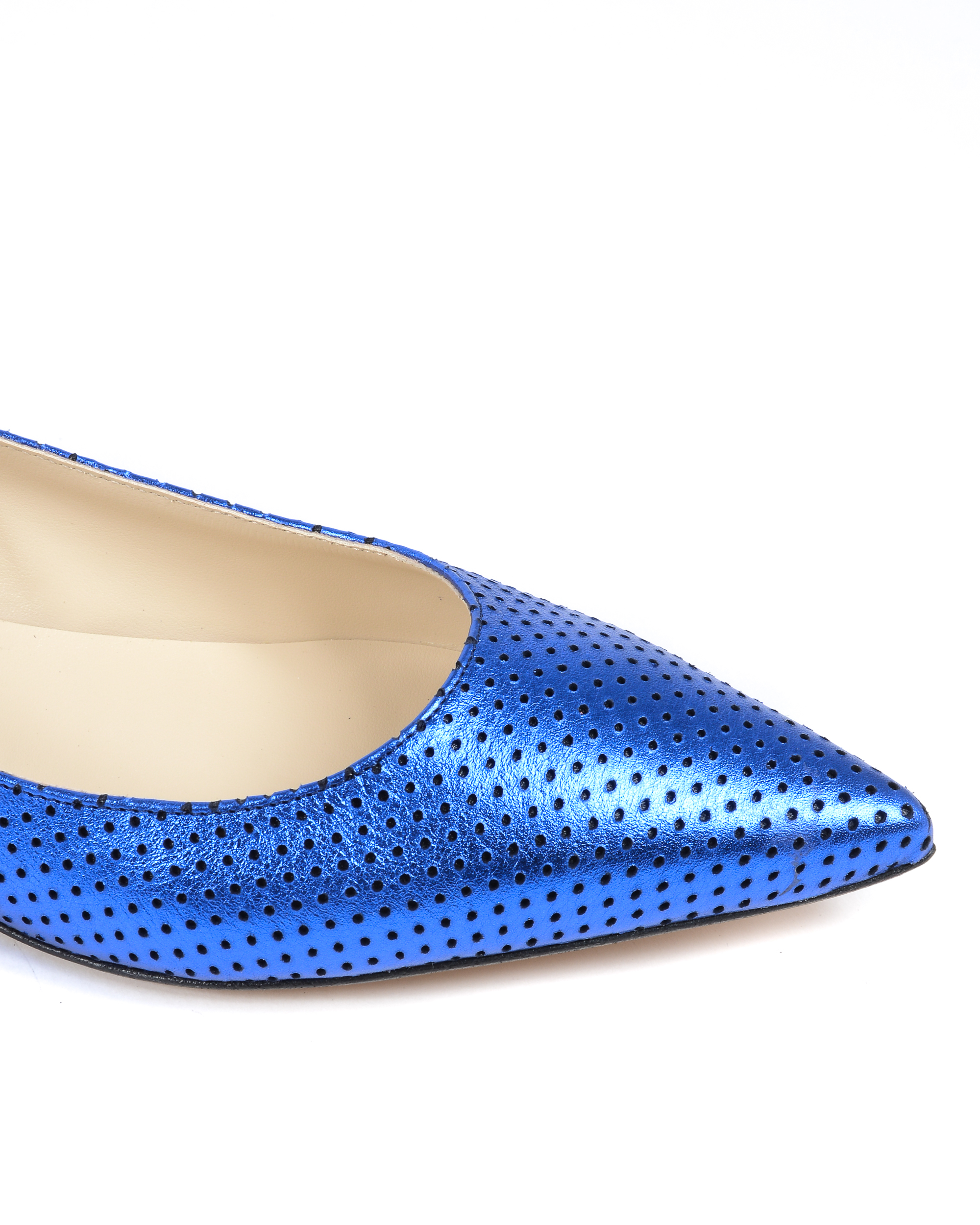 19V69 Italia Bailarina Mujer Lamè Azul 4747 TRAF LAM BLU ELETTRICO