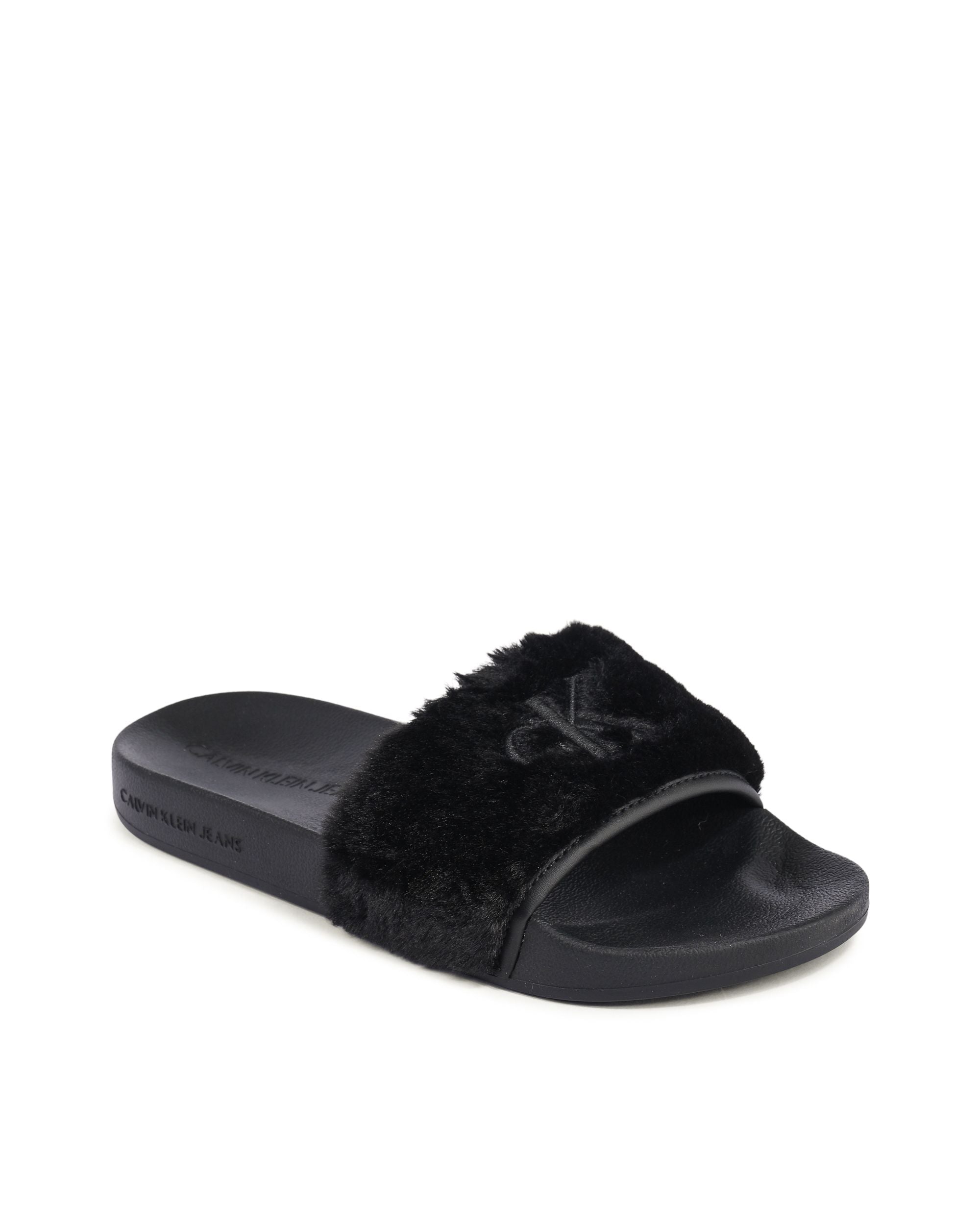 Chanclas Calvin Klein para mujer negras YW0YW00719BDS
