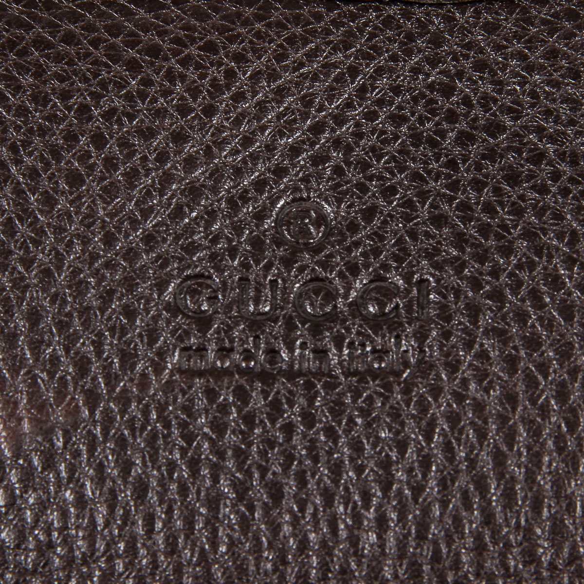 Gucci Womens Handbag Soft Calf Dark Brown 246358 2140